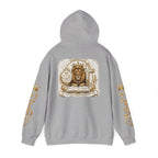 Lion Crest Hoodie – "22:26" Bible Verse Religious Pullover