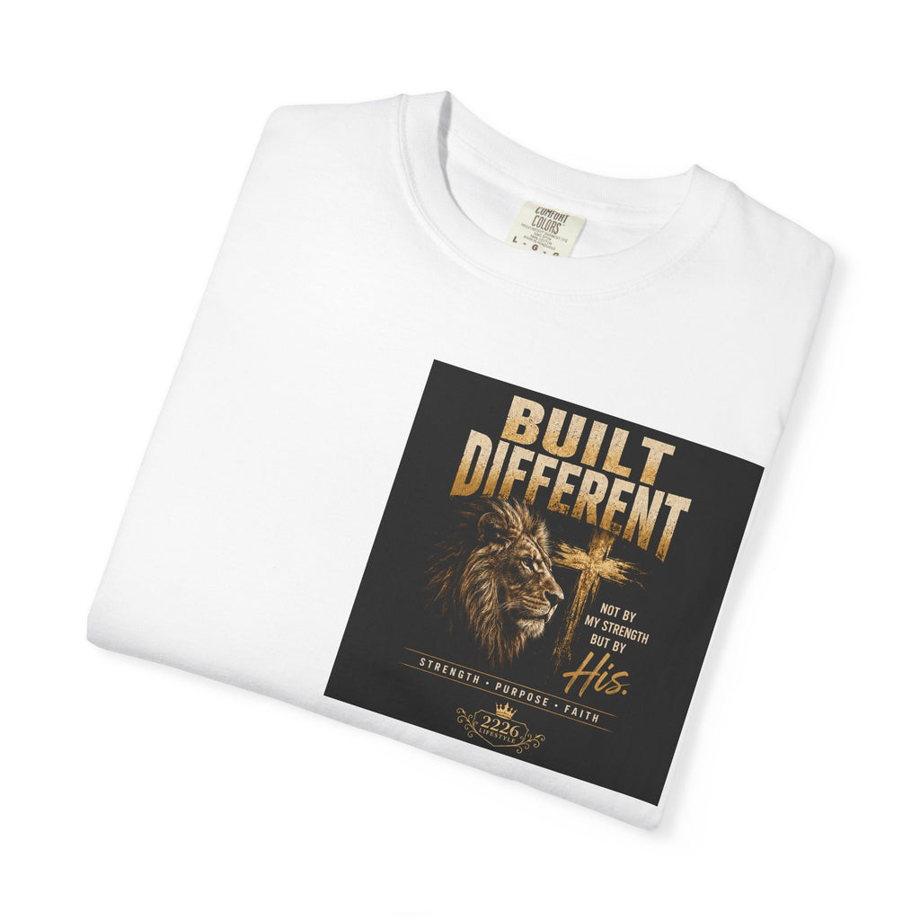 Built Different Lion T-Shirt — Motivational Graphic Tee