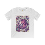 Kids Unicorn Tee — Magical Pink Unicorn with Butterflies & Crystals