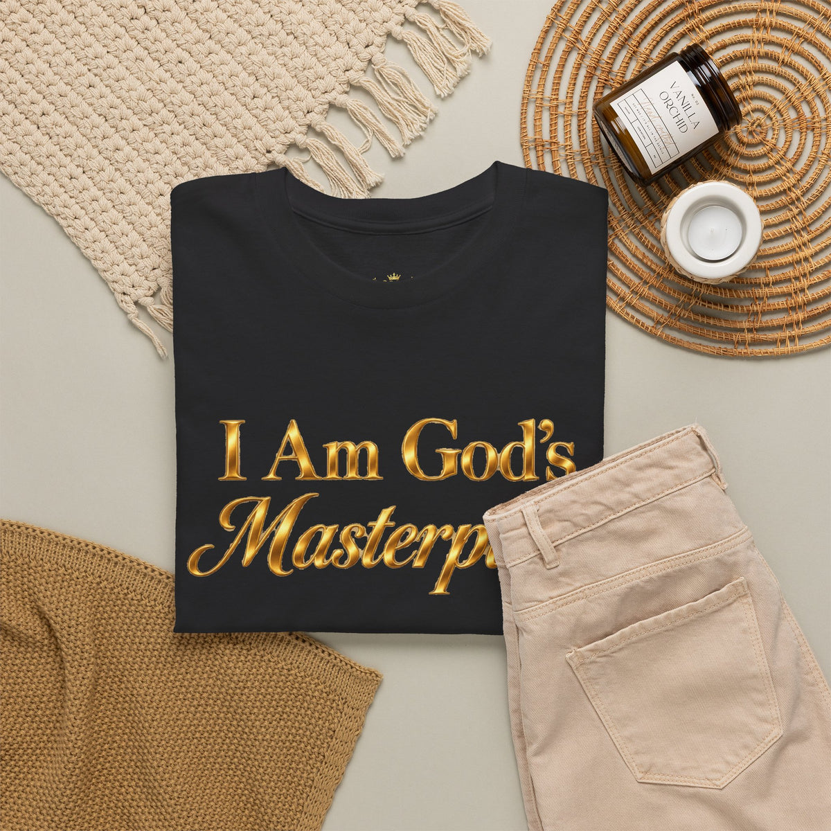 I Am God's Masterpiece Tee — Psalm 139:14 Christian Faith T-Shirt
