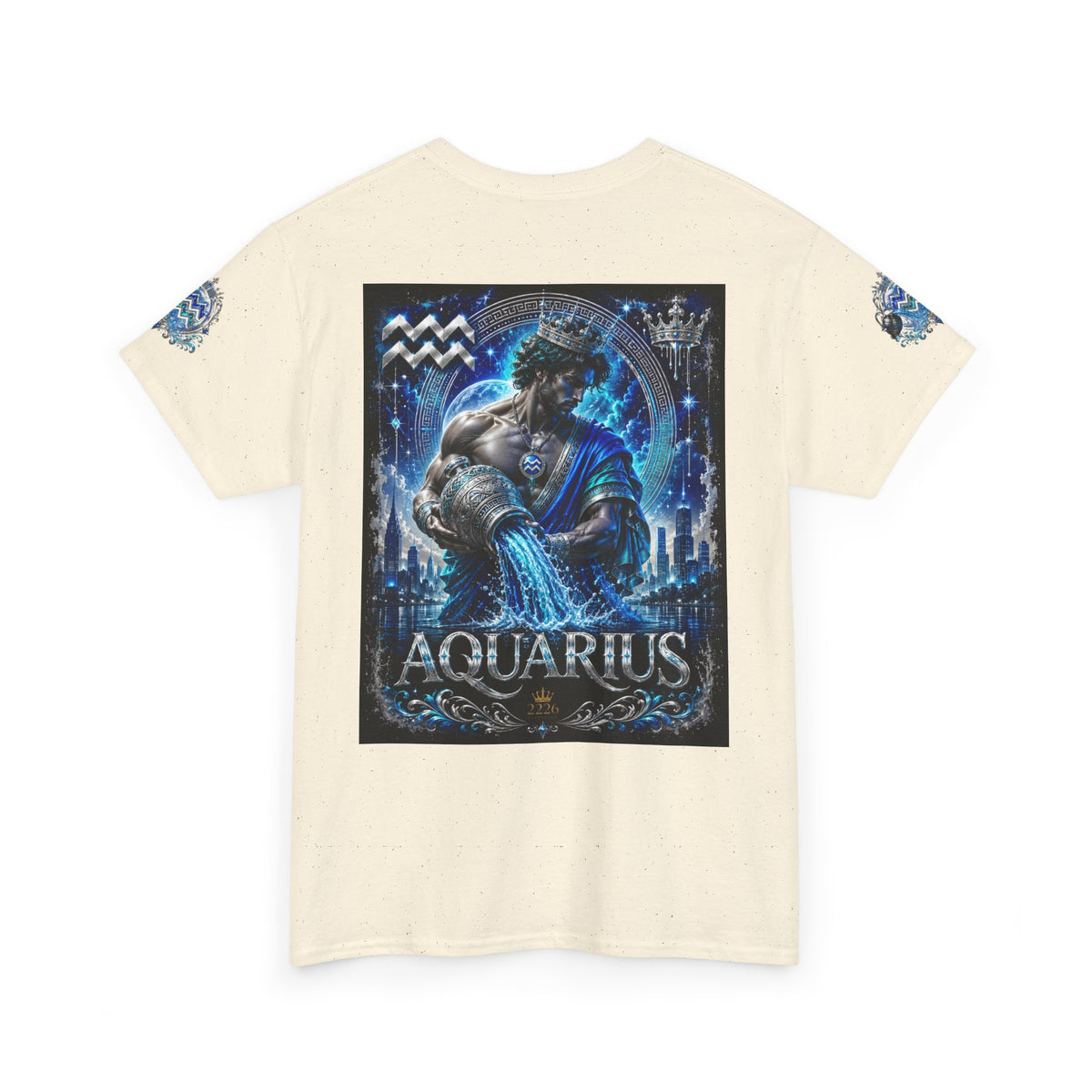 Aquarius Zodiac T-Shirt — Water Bearer Astrology Tee