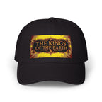 Classic Dad Cap - "The Kings of the Earth" Vintage Gold Patch Baseball Hat