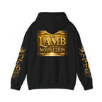 Religious Hoodie - "The Lamb on Mount Zion" Gold Graphic Sweatshirt