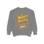 Built Right Sweatshirt — "Built Right: Beautiful. Brilliant." Gold Script Crewneck
