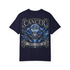 Cancer Zodiac T-Shirt — Blue Crab Astrology Tee (Intuitive, Loyal, Nurturing)
