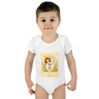 Infant Bodysuit — "God Is With Me" Cute Rainbow Nursery Baby Onesie