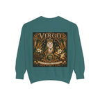 Virgo Sweatshirt — Zodiac Owl Virgo Symbol Crewneck