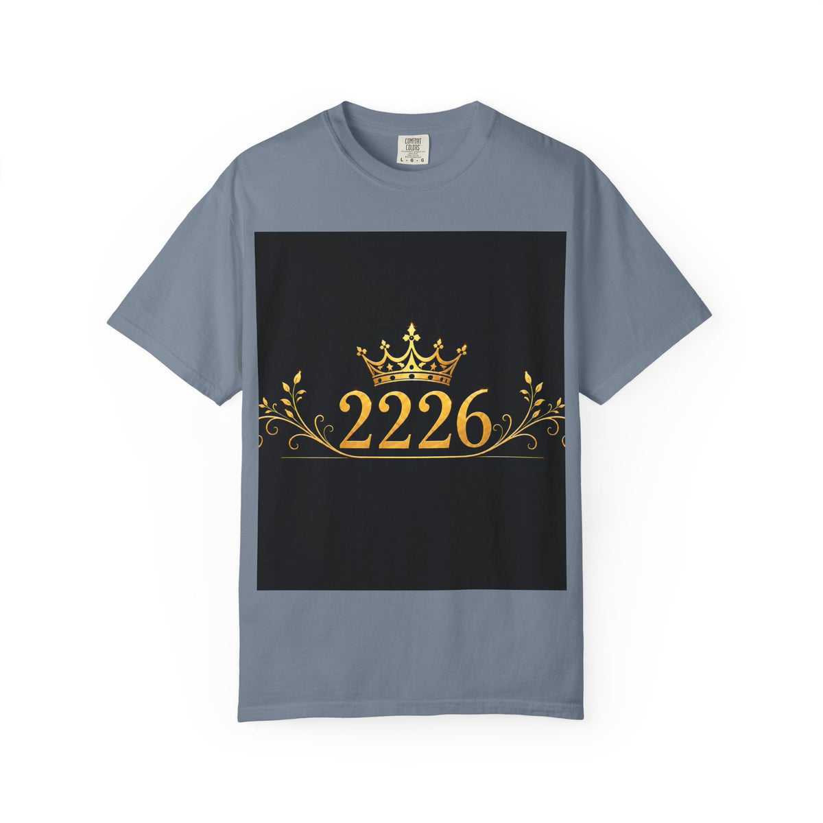 Lion Crest T-Shirt — Golden Crown 2226 Design