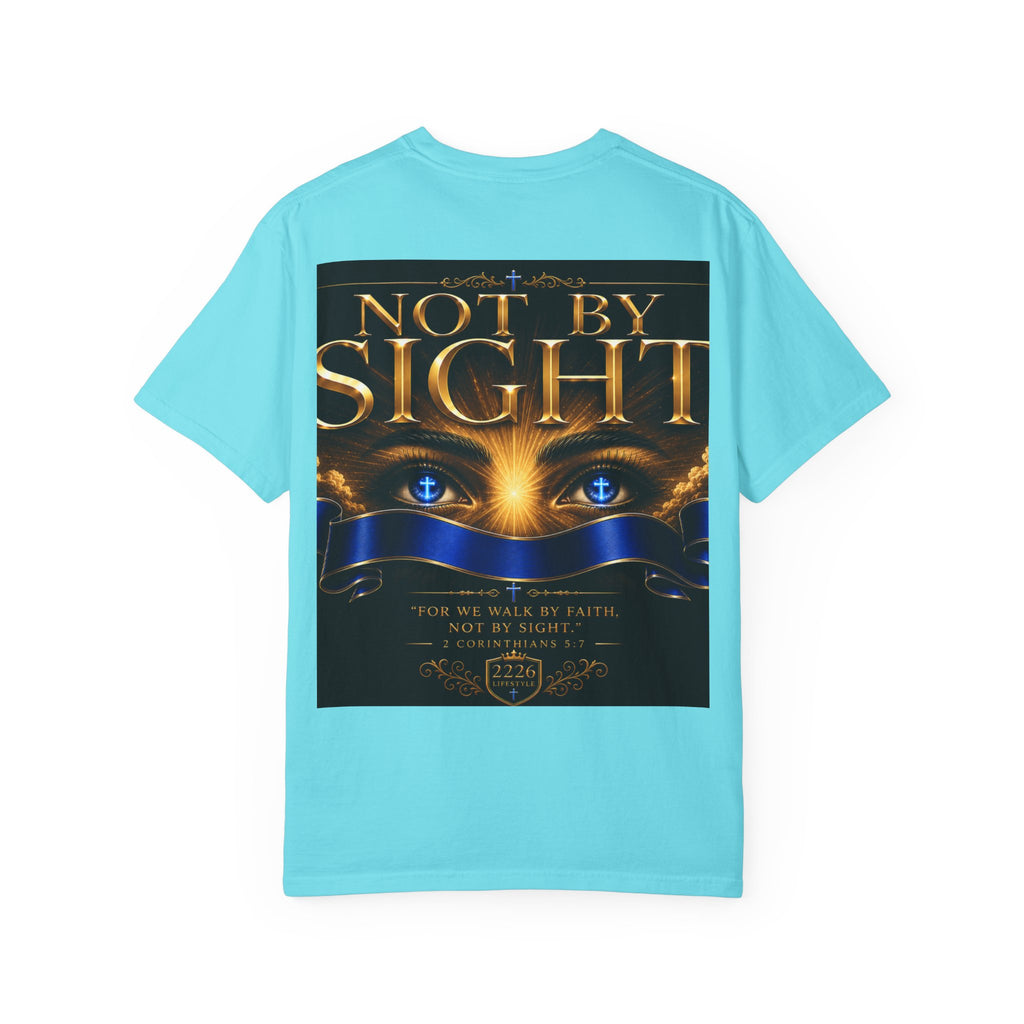 T-Shirt - "Walk By Faith / Not By Sight" Inspirational Christian Tee
