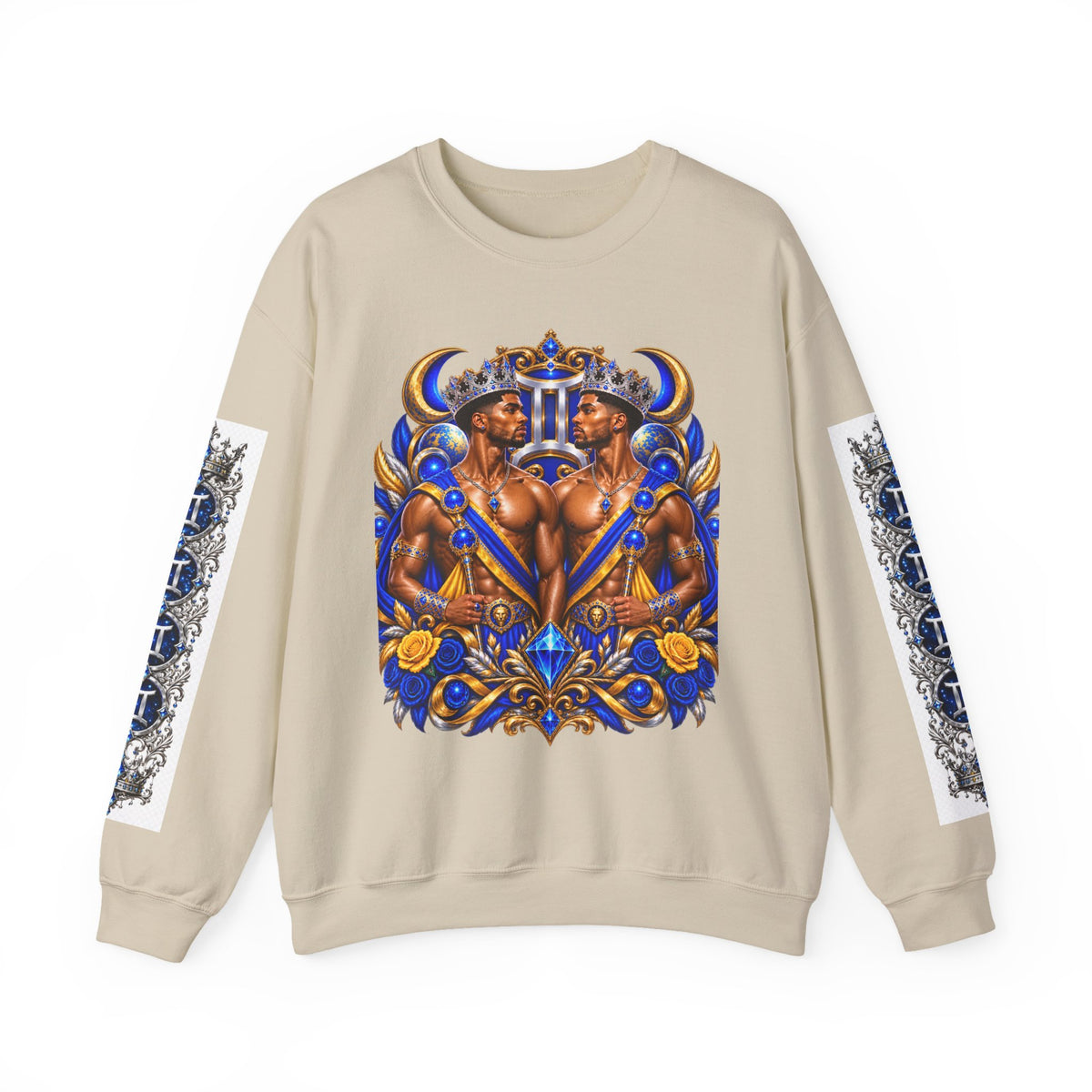 Gemini Zodiac Sweatshirt — Twin Princes Astrological Crewneck