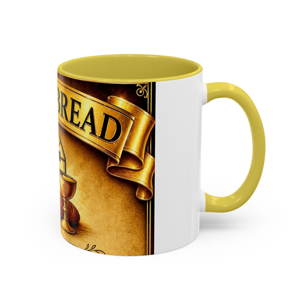 Daily Bread Coffee Mug — Christian Cross & Communion 11oz/15oz
