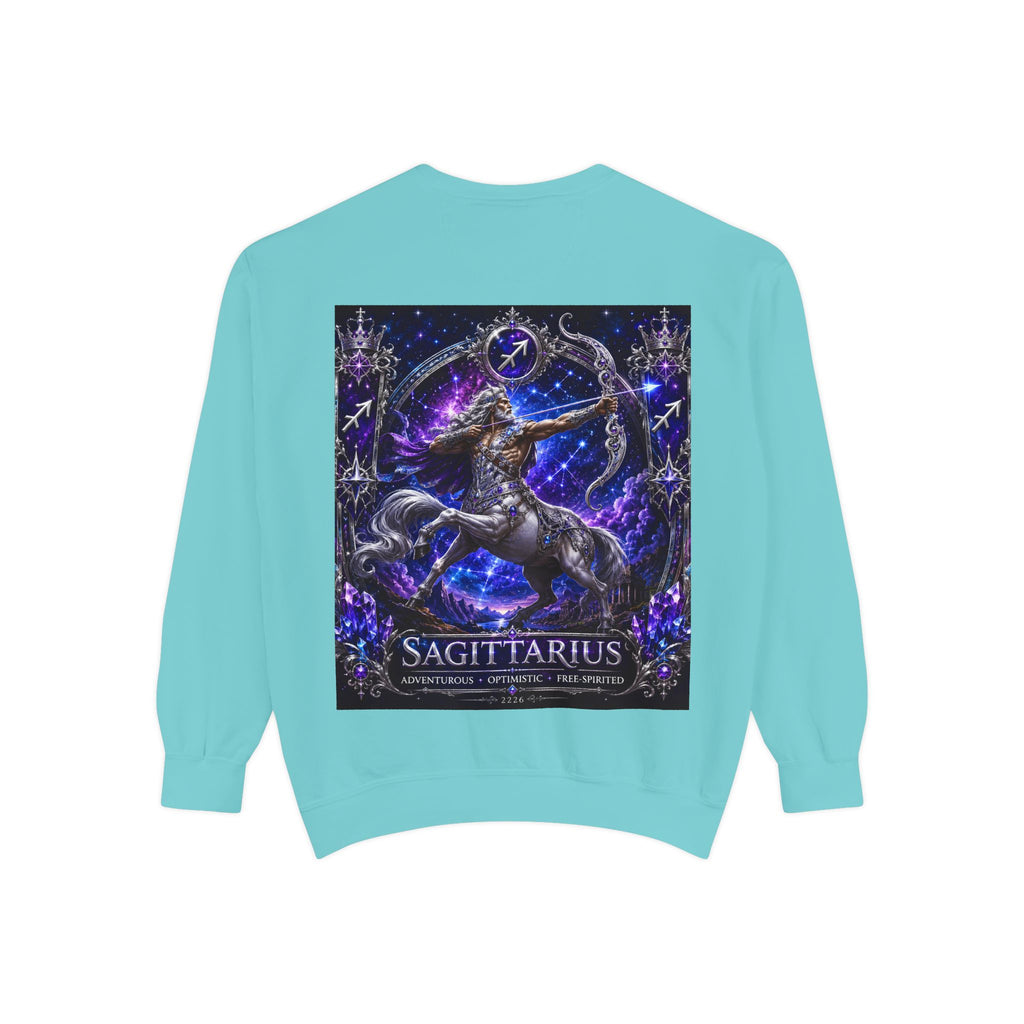 Sagittarius Zodiac Sweatshirt — Celestial Archer Graphic Pullover