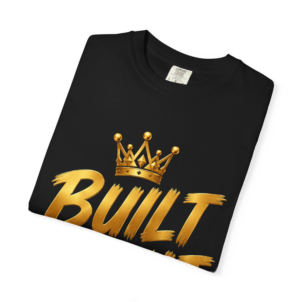 Built Right / Built Different Graphic T-Shirt — Faith Lion Crown Design