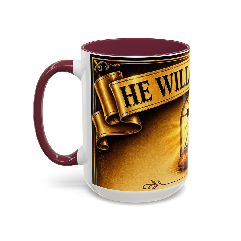 Religious Communion Mug — 'I Will Carry You' Coffee Cup (11oz/15oz)
