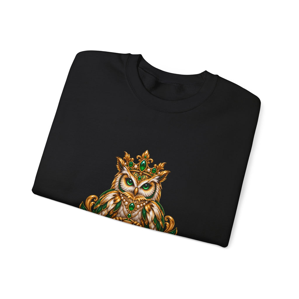 Virgo Zodiac Crewneck Sweatshirt — Owl Virgo Astrology Sweatshirt