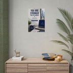 Motivational Poster — "You Are Stronger Than This Moment" Inspirational Office Wall Art