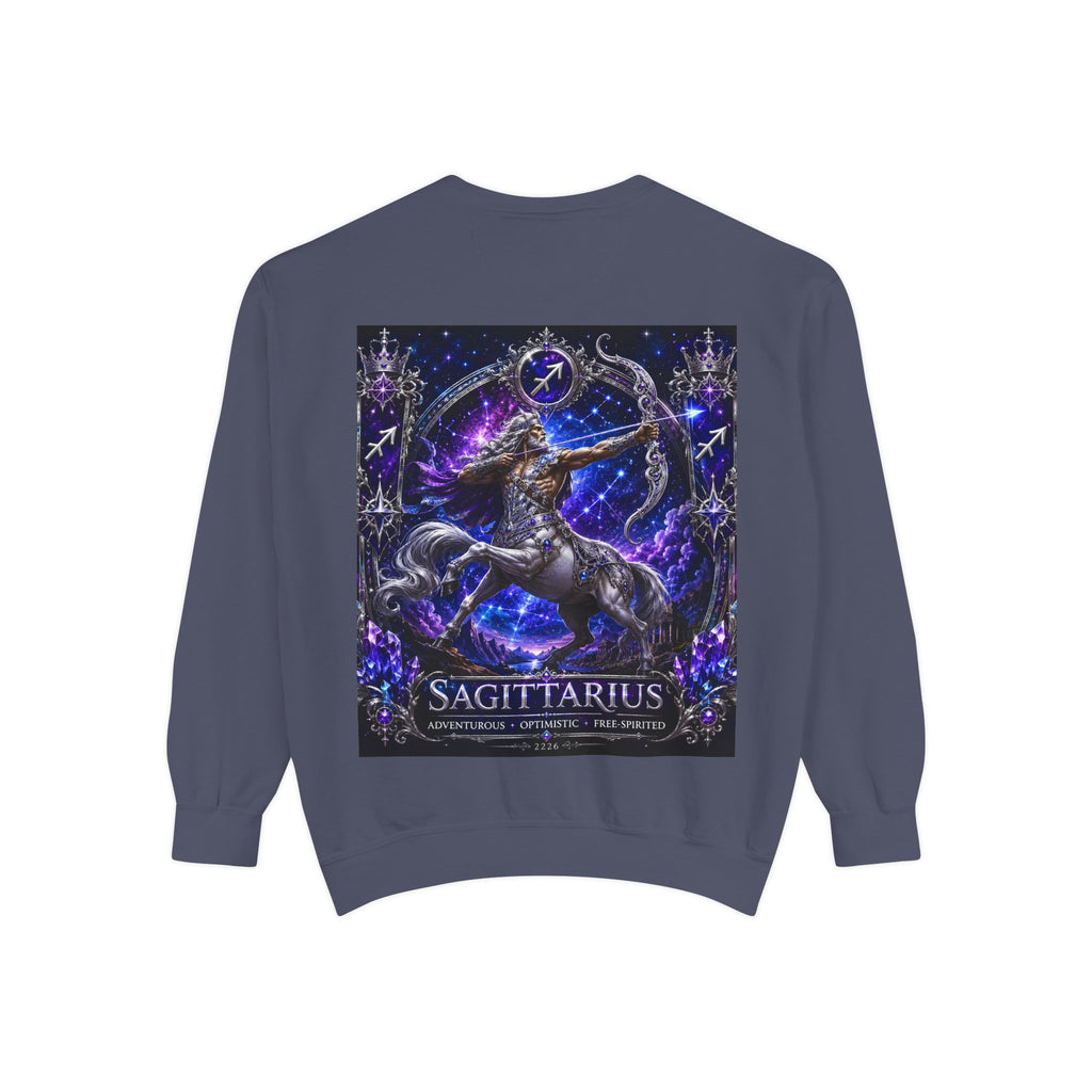 Sagittarius Zodiac Sweatshirt — Celestial Archer Graphic Pullover