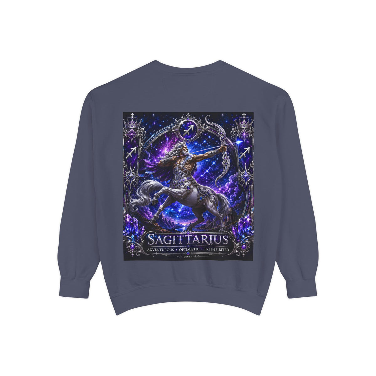 Sagittarius Zodiac Sweatshirt — Celestial Archer Graphic Pullover