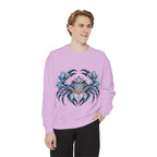 Cancer Zodiac Sweatshirt — Blue Crab Astrology Crewneck