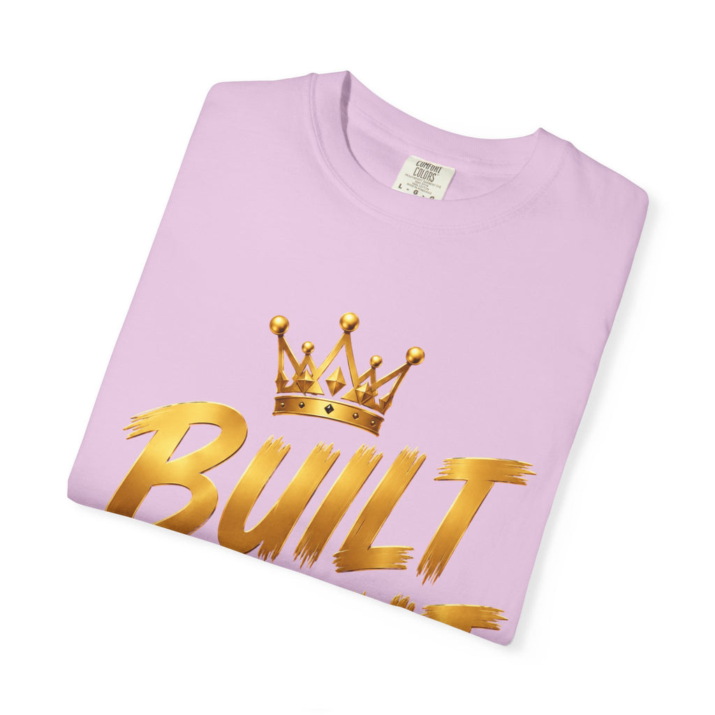 Built Right T-Shirt — Christian Faith Floral Cross Tee (She Is Built Different)