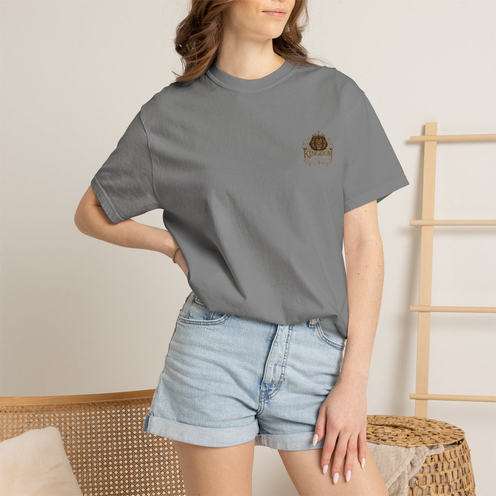 Lion 'Built Right, Walking the King' Graphic T‑Shirt