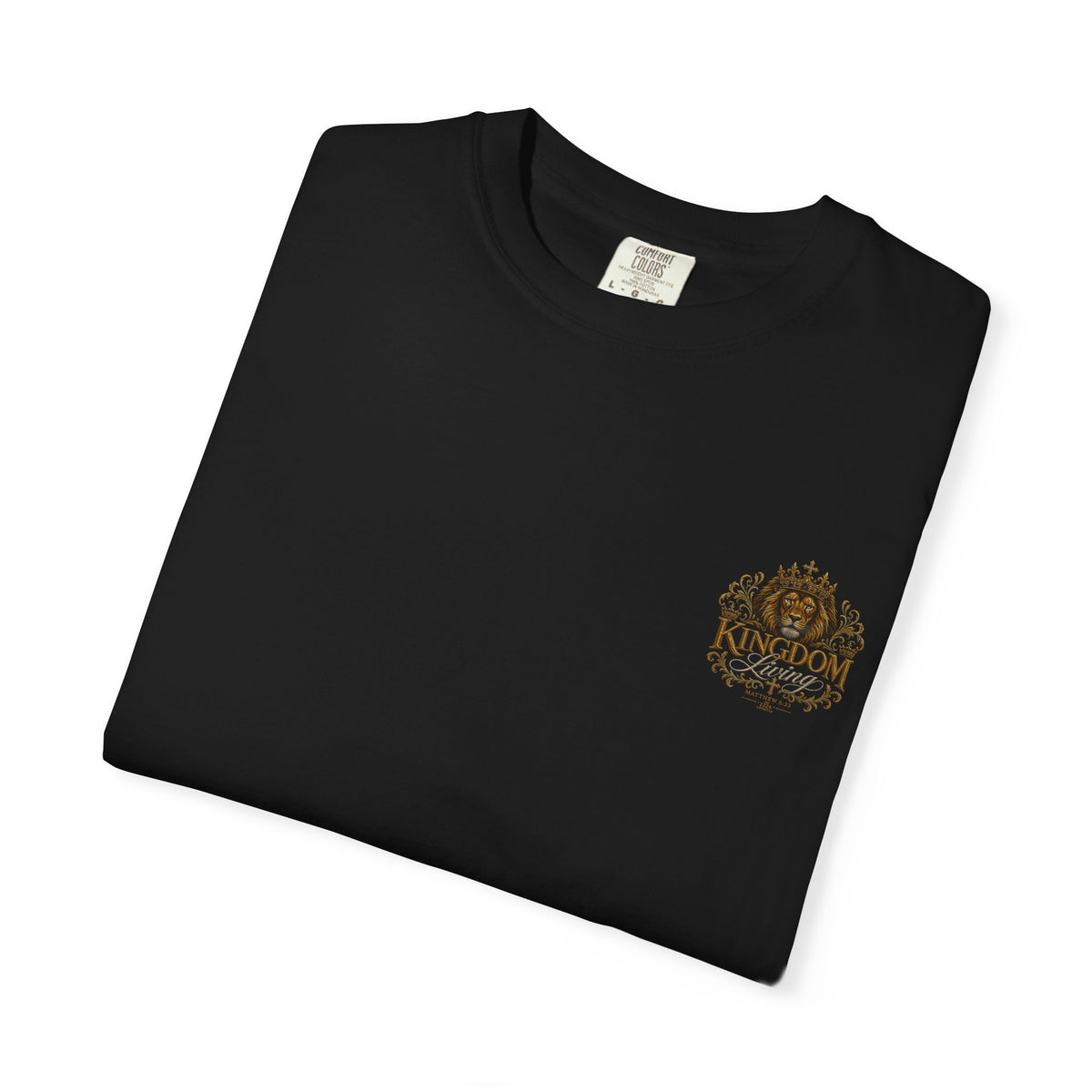 Lion 'Built Right, Walking the King' Graphic T‑Shirt