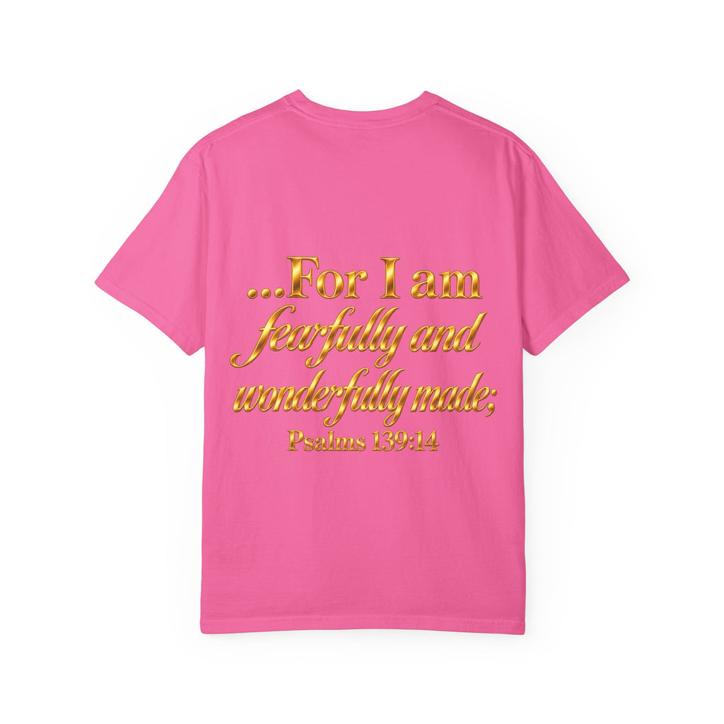I Am God’s Masterpiece T-Shirt — Faith-Based Christian Tee (Psalm 139:14)