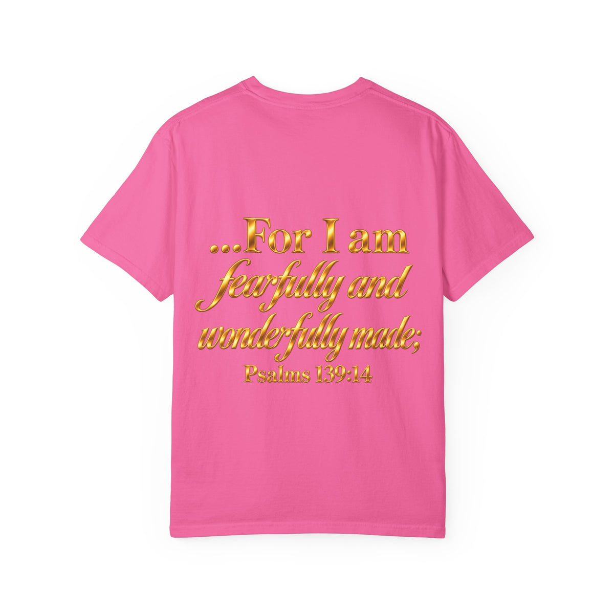 I Am God’s Masterpiece T-Shirt — Faith-Based Christian Tee (Psalm 139:14)
