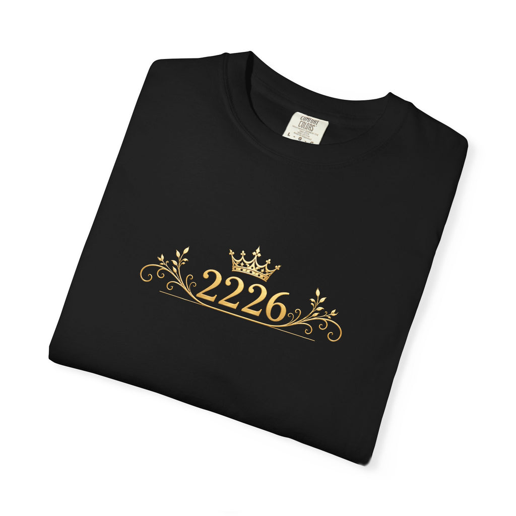 Royal Crest 2226 T-Shirt — Gold Crown Emblem Tee