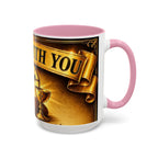 Inspirational Communion Mug — "God Is With You" Christian Coffee Cup