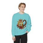 Scorpio Zodiac Sweatshirt — Regal Gold Scorpion Astrological Crewneck