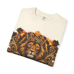 Kingdom Living Lion T-Shirt — Crowned Lion Faith Design (Matthew 6:33)