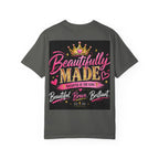 Finally Legal 21st Birthday T-Shirt — Personalized "Finally Legal" Front, "Beautifully Made" Back