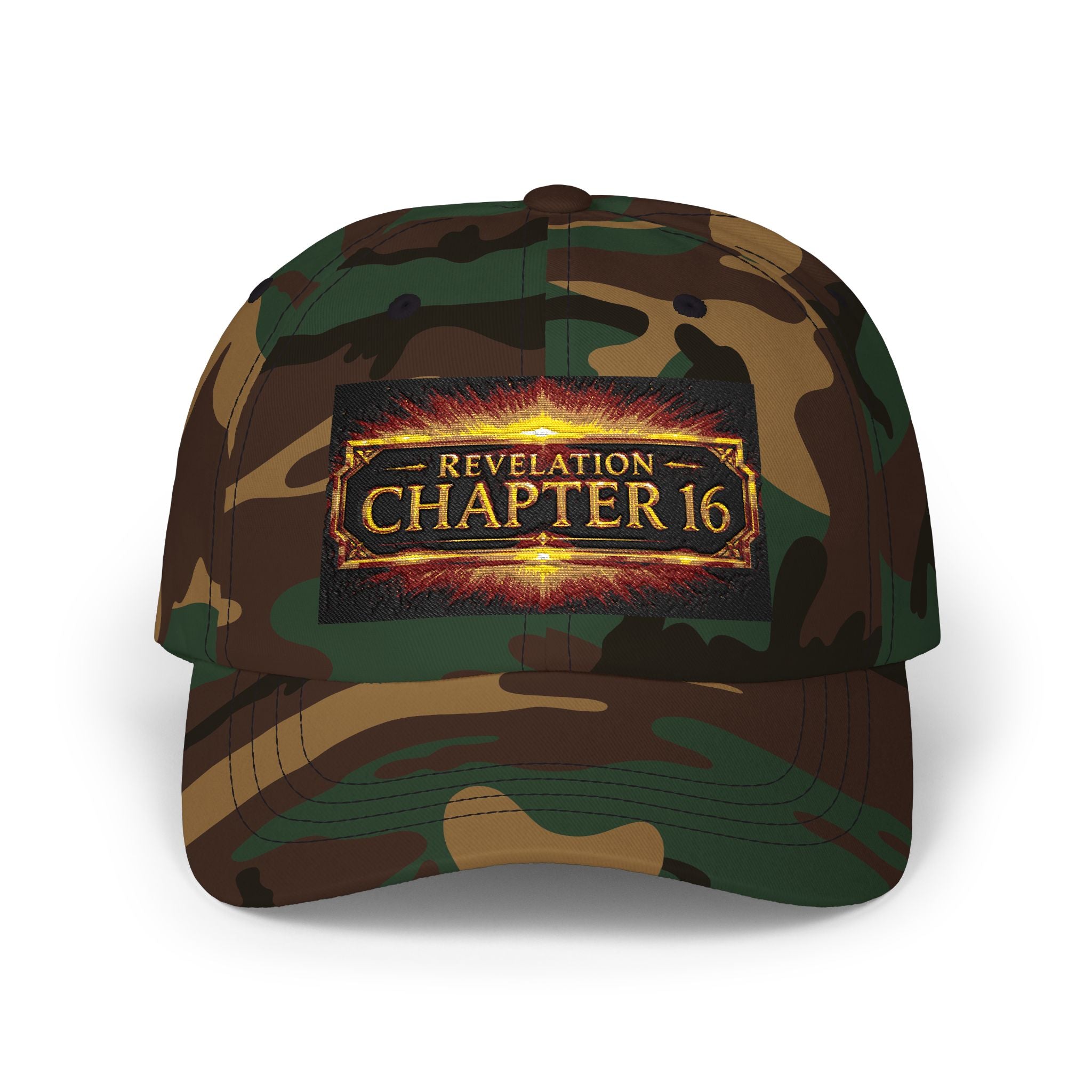 Revelation Chapter 16 Embroidered Dad Cap