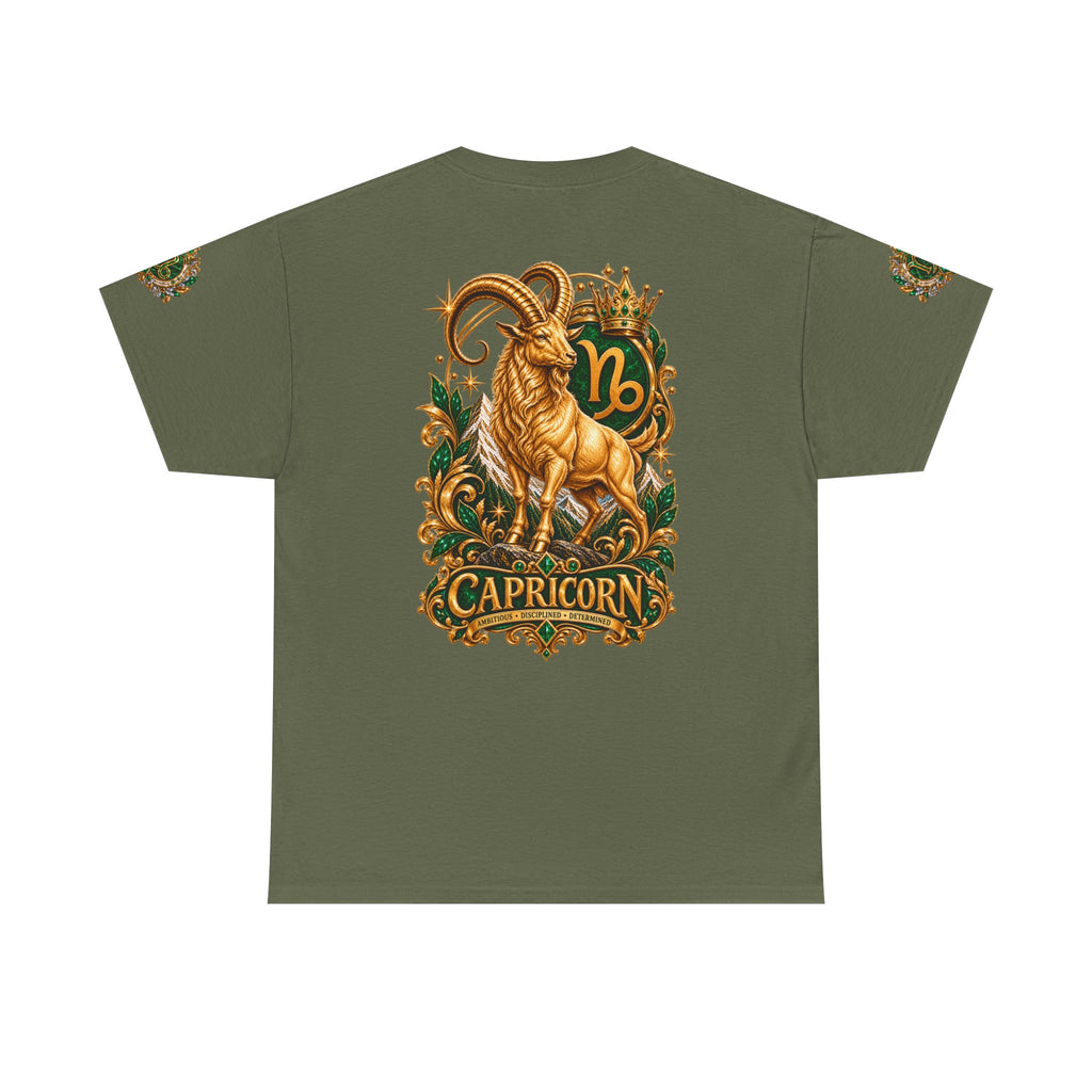 Capricorn Zodiac T-Shirt — Golden Goat Astrology Tee