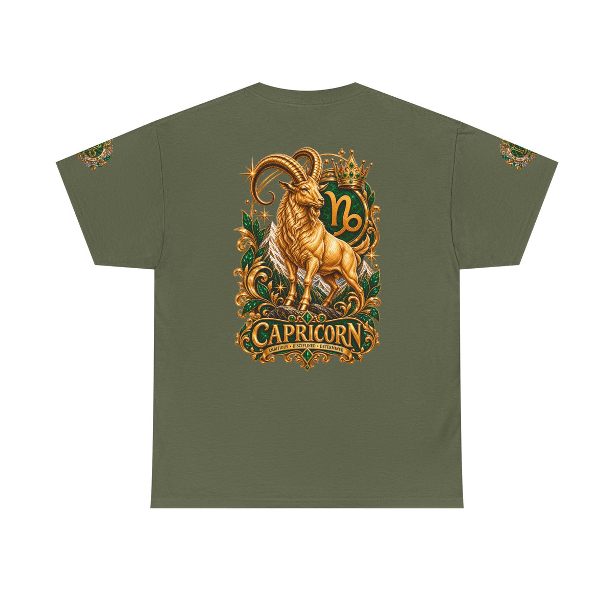 Capricorn Zodiac T-Shirt — Golden Goat Astrology Tee