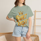 Built Right T-Shirt — Christian Faith Floral Cross Tee (She Is Built Different)
