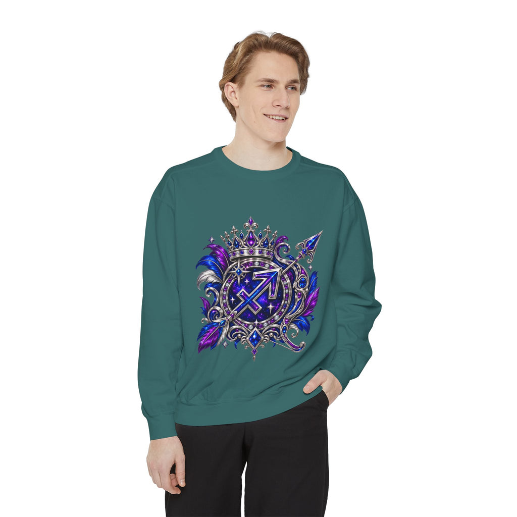 Sagittarius Zodiac Sweatshirt — Celestial Archer Graphic Pullover