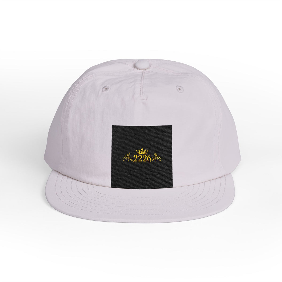 Surf Cap - Minimal Gold Wave Embroidered Patch Hat