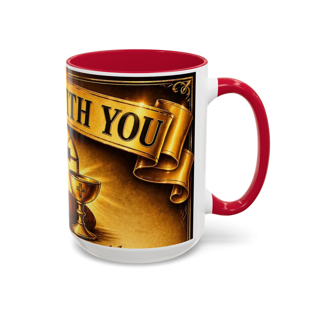 Inspirational Communion Mug — "God Is With You" Christian Coffee Cup