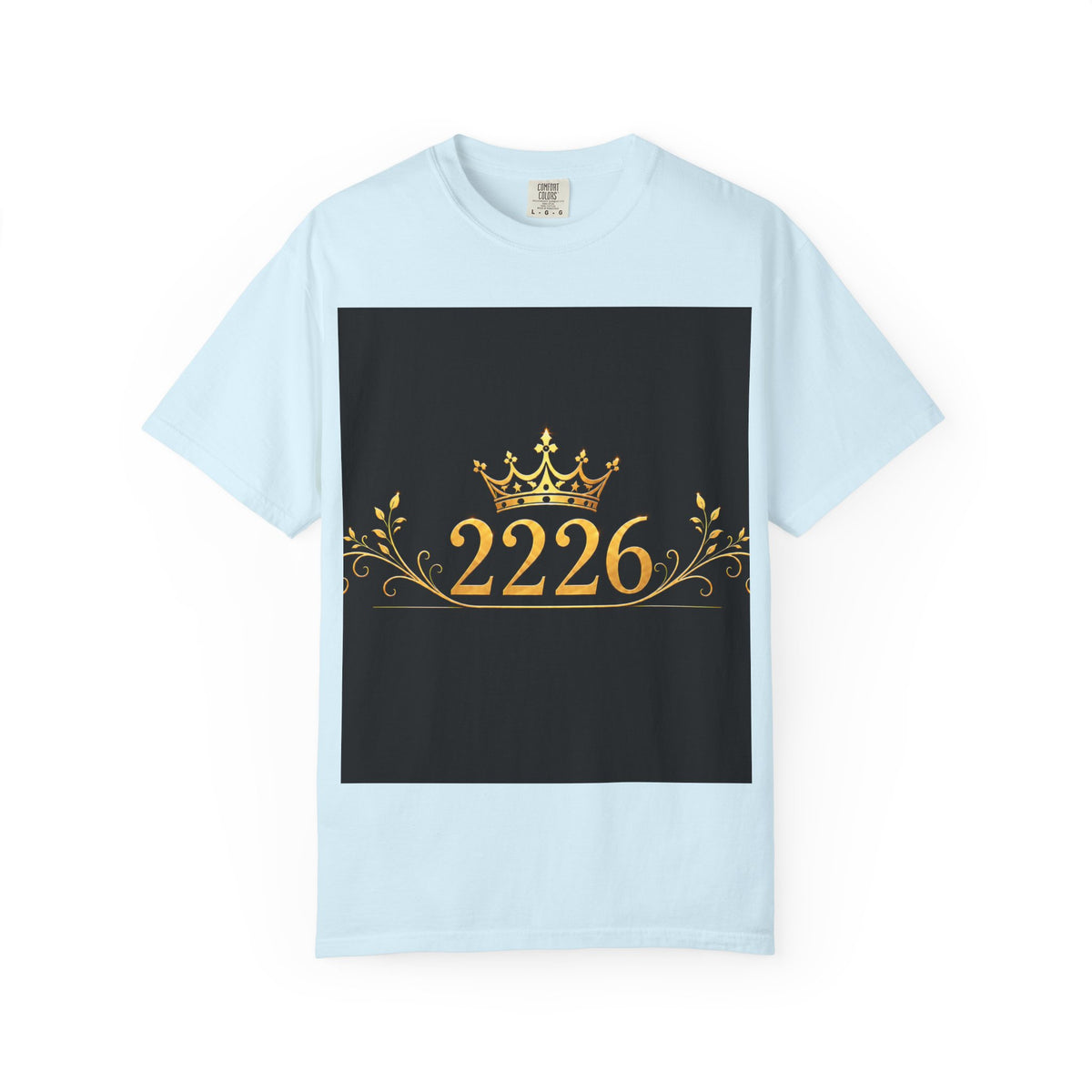Lion Crest T-Shirt — Golden Crown 2226 Design