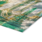Glass Cutting Board — Emerald Throne Fantasy Kitchen Art