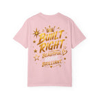 Built Different Christian Lion T-Shirt — "Built Right, Beautiful, Brilliant" Inspirational Faith Tee