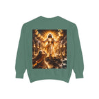 Revelation Chapter 1 Sweatshirt — Golden Christ Return Religious Crewneck