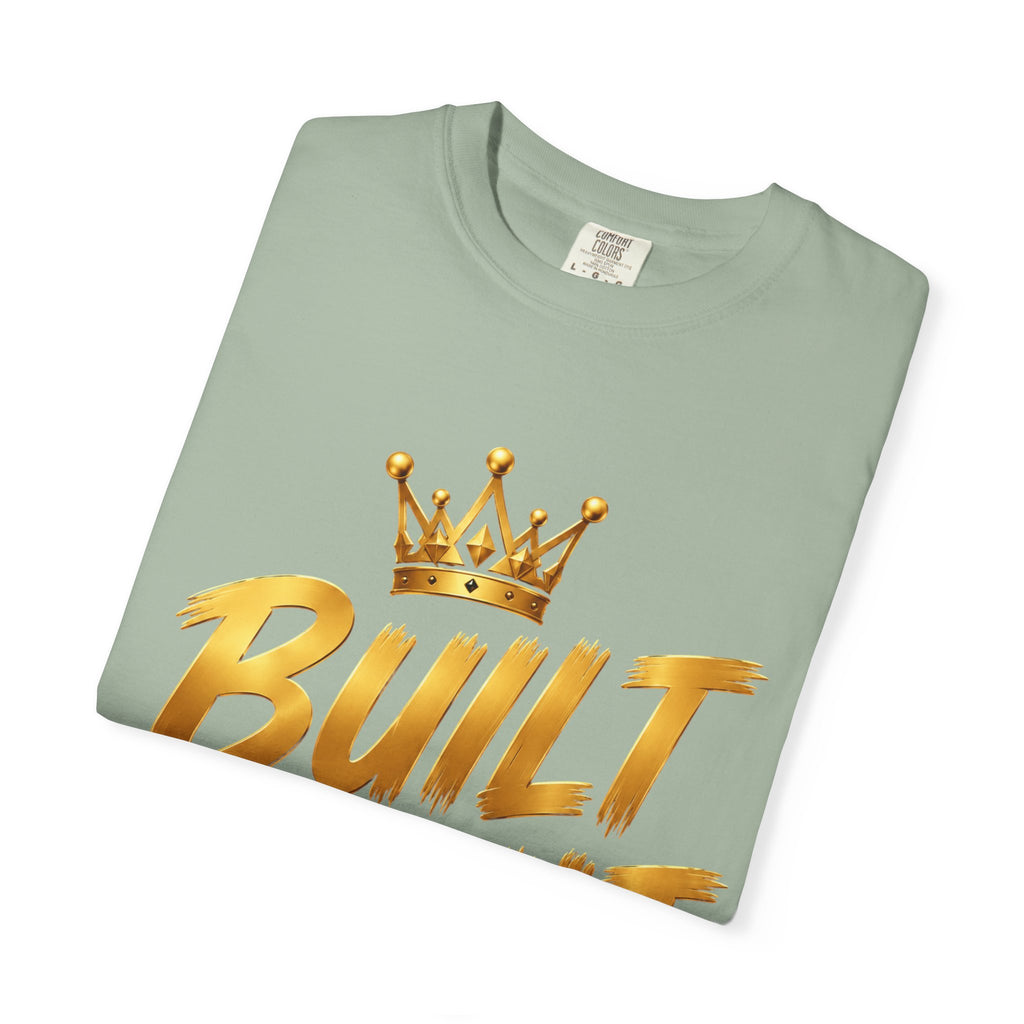 Built Right T-Shirt — Christian Faith Floral Cross Tee (She Is Built Different)