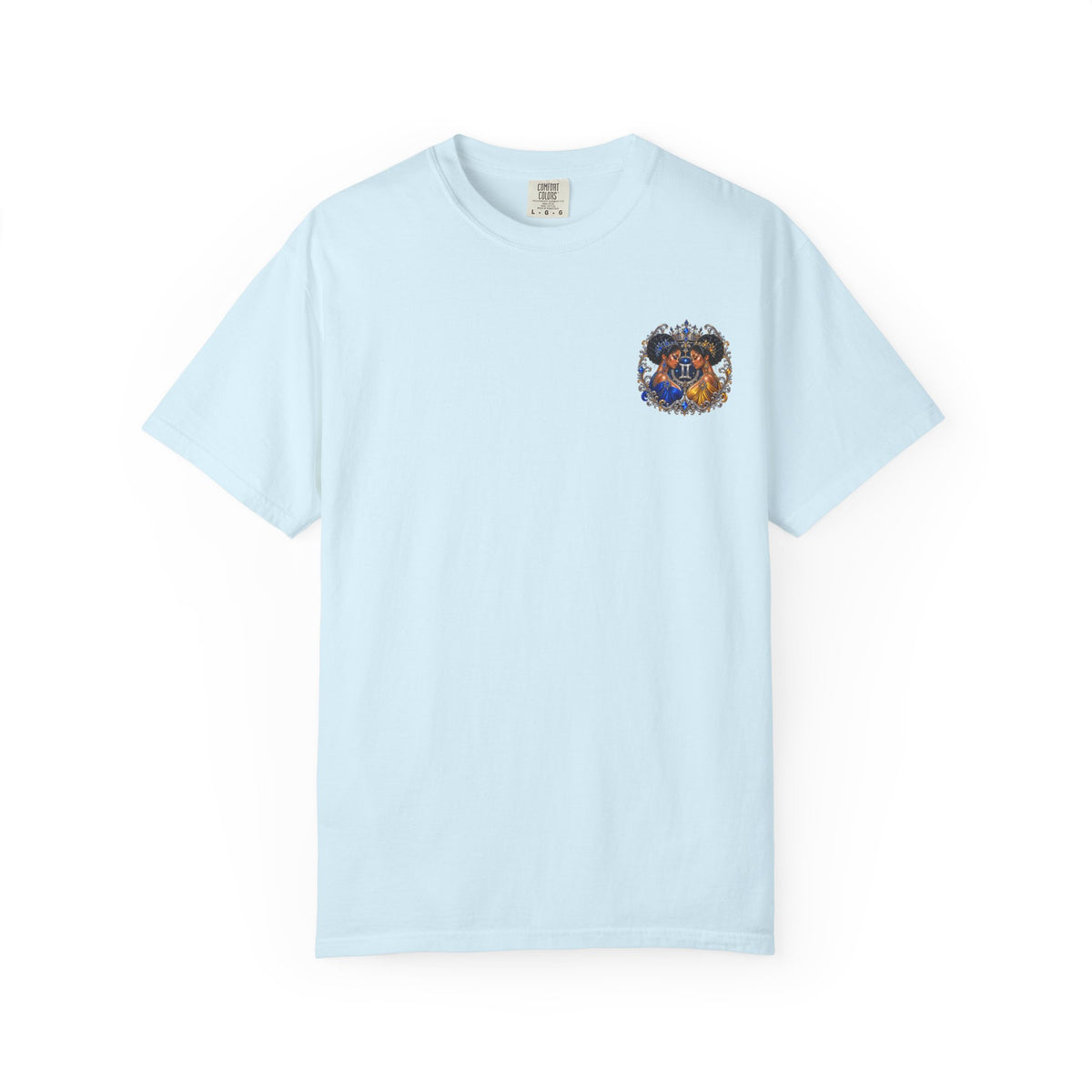 Gemini Zodiac T-Shirt — Twin Goddesses Astrology Graphic Tee