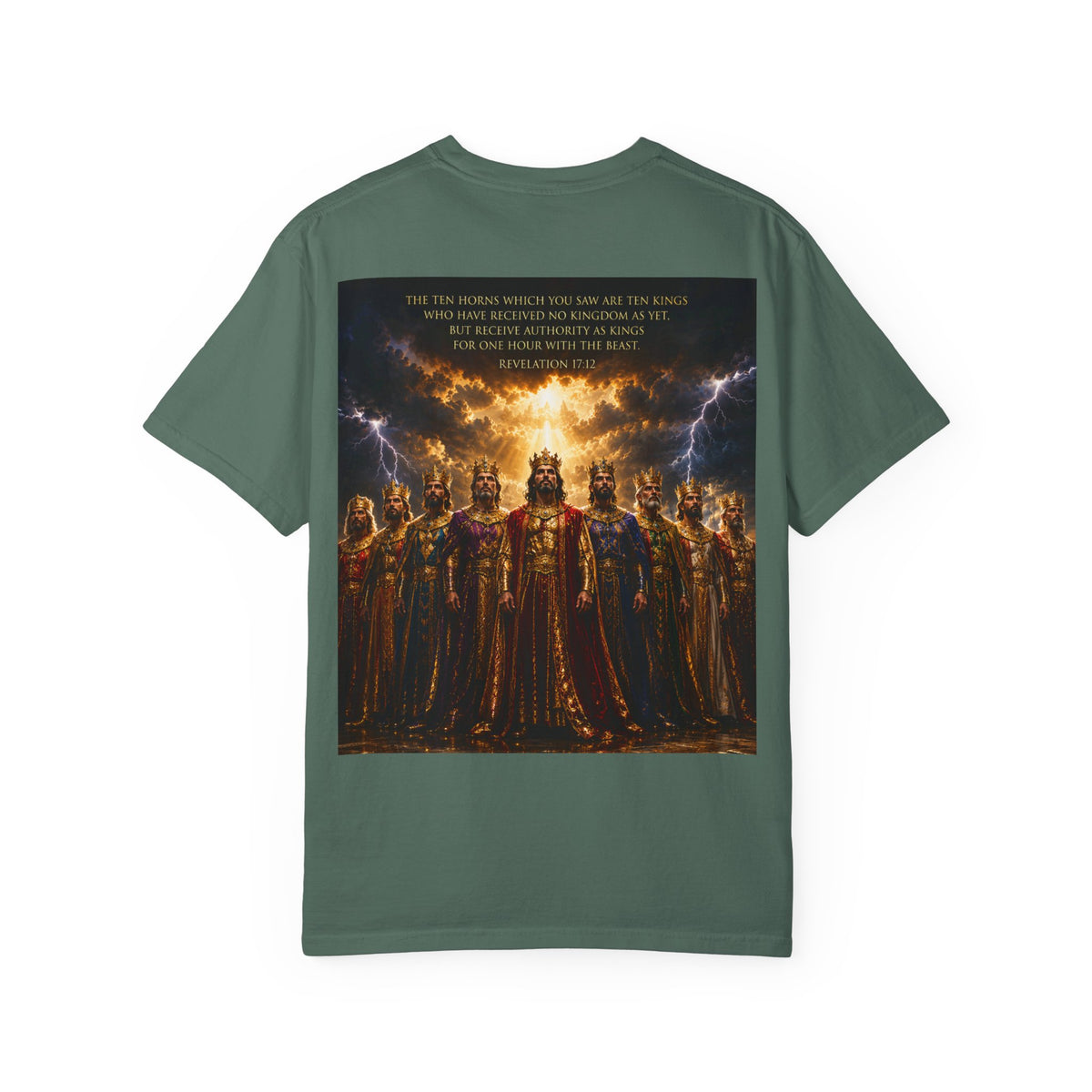 Kingdom Living T-Shirt — Regal Lion Christian Faith Tee