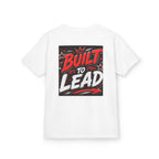 Built to Lead Kids T-Shirt — Motivational Youth Graphic Tee