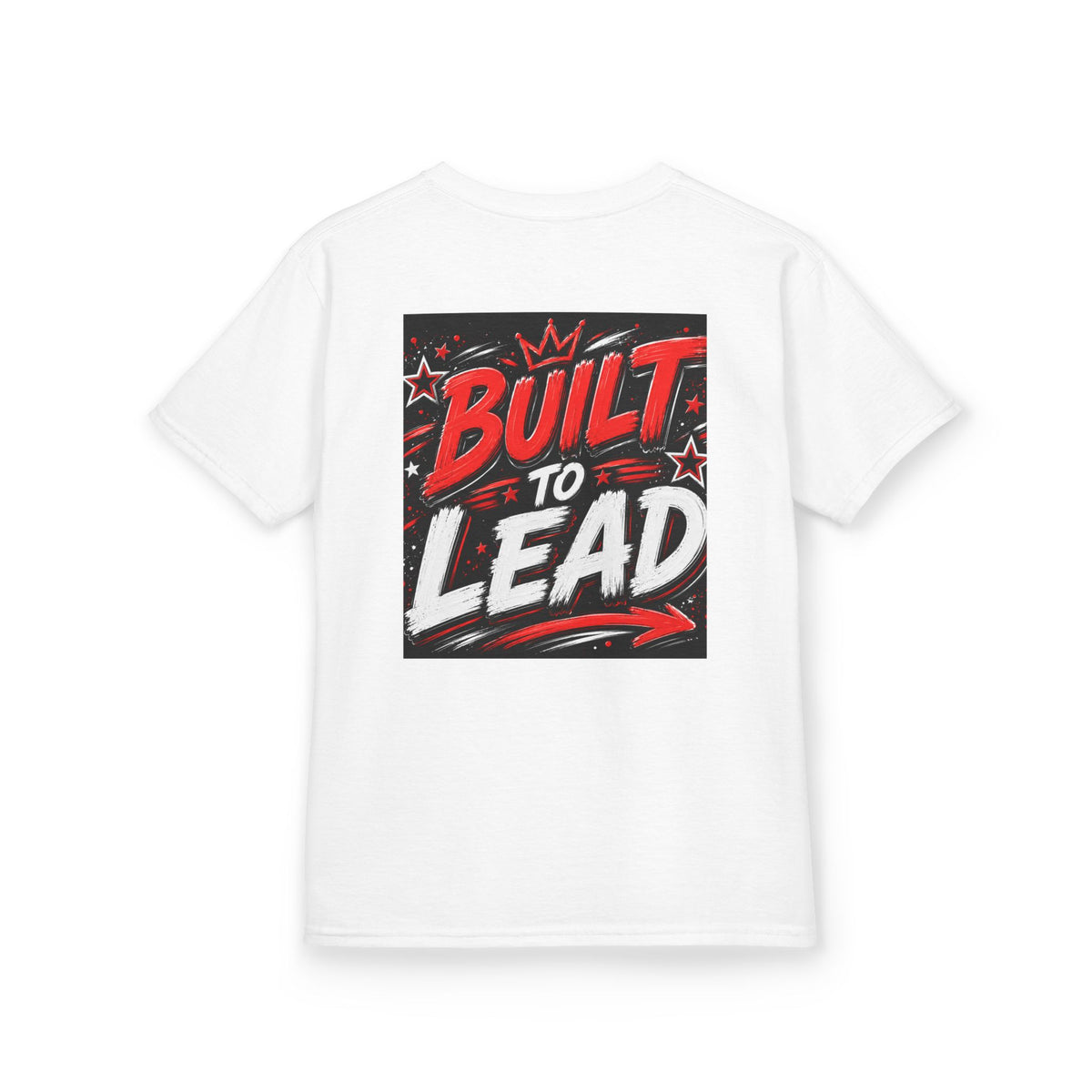 Built to Lead Kids T-Shirt — Motivational Youth Graphic Tee