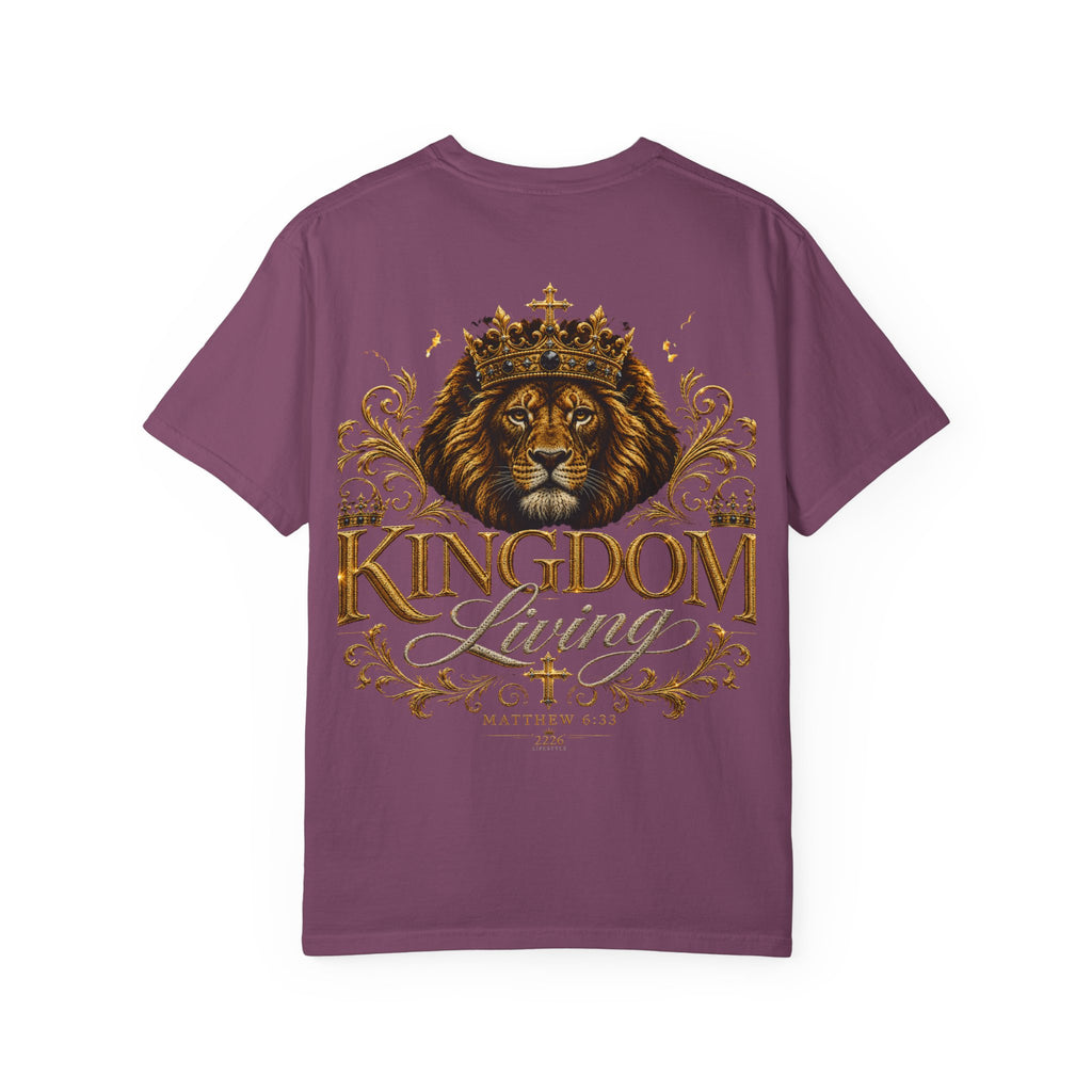 Kingdom Living Lion T-Shirt — "Speak Life" Christian Faith Graphic Tee